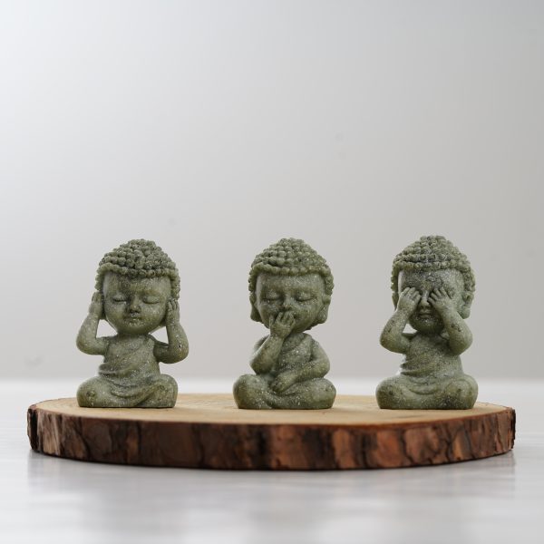 Buddha Statues Trio - See No Evil, Hear No Evil, Speak No Evil