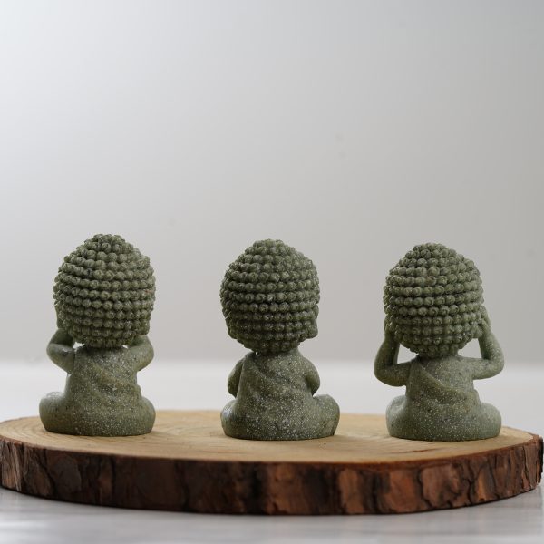 Buddha Statues Trio - See No Evil, Hear No Evil, Speak No Evil