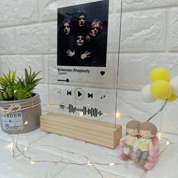 Customised Spotify Personalised Acrylic Music Plaque