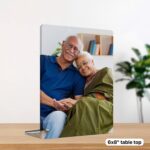 Personalized HD Acrylic Table Top Frameless Picture Frame - Customizable for Anniversary, Birthday, Special Moments - Unique Gift Idea