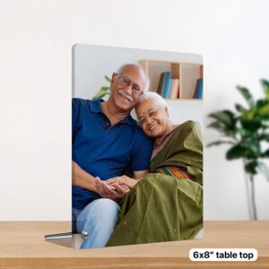 Acrylic Table top Frameless Picture Frame