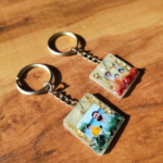 Resin Customized Picture Keychain – Personalized Gift