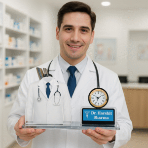 Personalised doctor acrylic stand gift