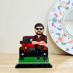 Custom Acrylic Caricature Standee – Personalized Gift for Birthday, Anniversary & Special Occasions