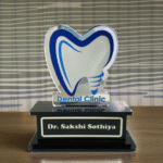 Custom Acrylic Dentist Name Plate – Personalized Desk Stand Gift