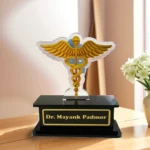 Personalized Acrylic Doctor Name Stand – Custom Medical Gift | ArtsCrafto