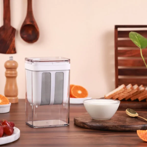 Multifunctional Yogurt Filter with Fine Mesh Strainer – Large Capacity Greek Yogurt Maker & Liquid Separator