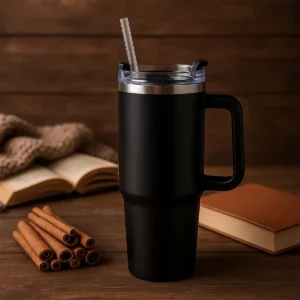 Stanley Quencher H2.0 FlowState™ Tumbler – 40 oz | Insulated Stainless Steel Travel Mug with Handle & Straw