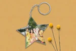 Acrylic Personalized Star Photo Keychain | Custom Gift by ArtsCrafto